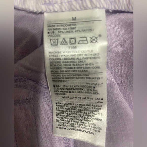 Lavender Wide-Leg Pants - Picture 5 of 5